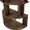 Bibliothèque artistique en bois de mindi ARCUS