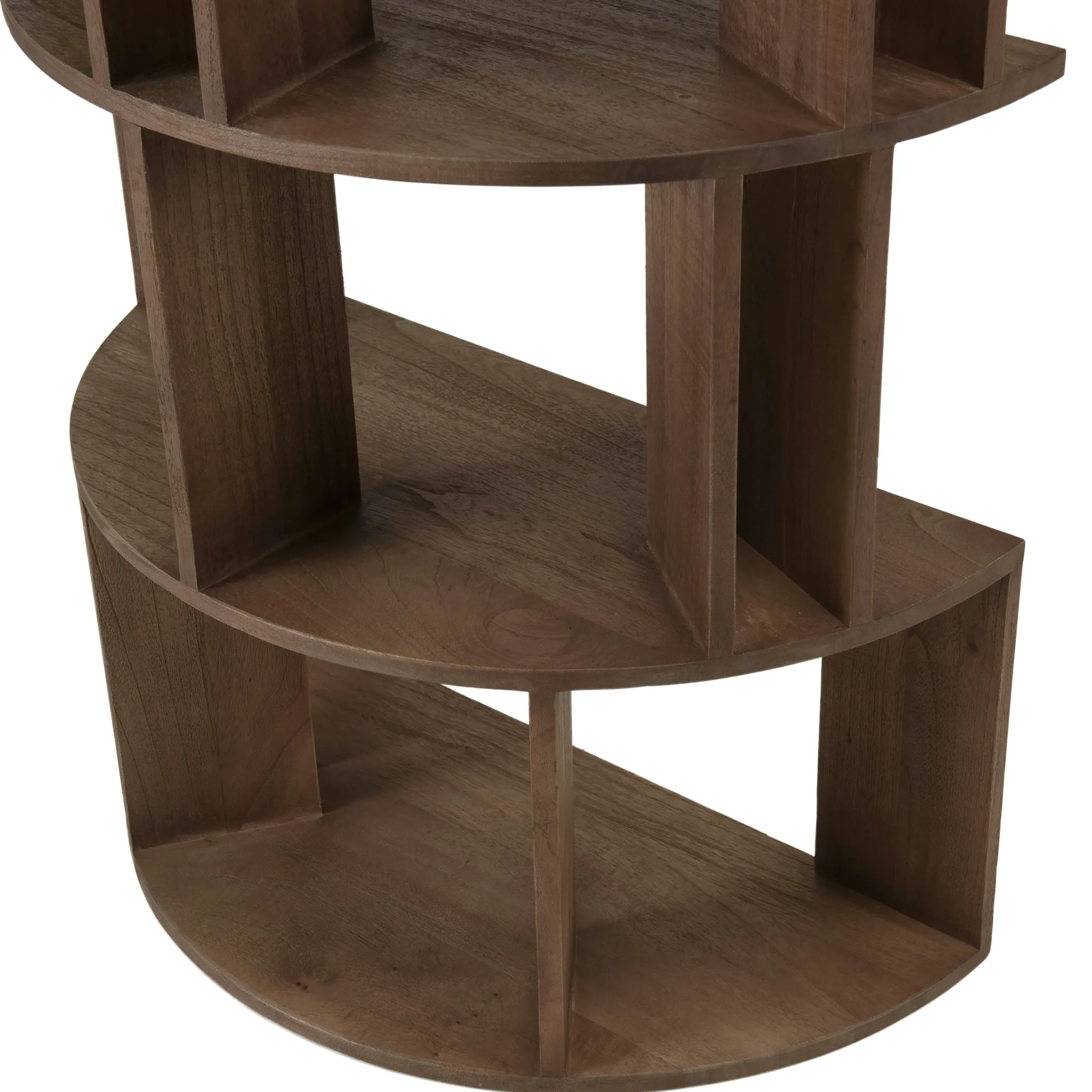 Bibliothèque artistique en bois de mindi ARCUS