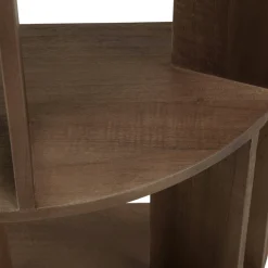 Bibliothèque artistique en bois de mindi ARCUS
