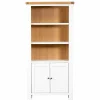 Bibliothèque blanche avec rangement fermé VELIA