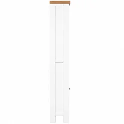 Bibliothèque blanche avec rangement fermé VELIA