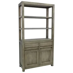 Bibliothèque buffet hévéa 100x190cm OLGA
