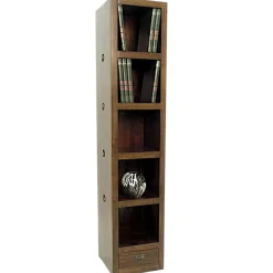 Bibliothèque colonne hévéa H196cm TESSA