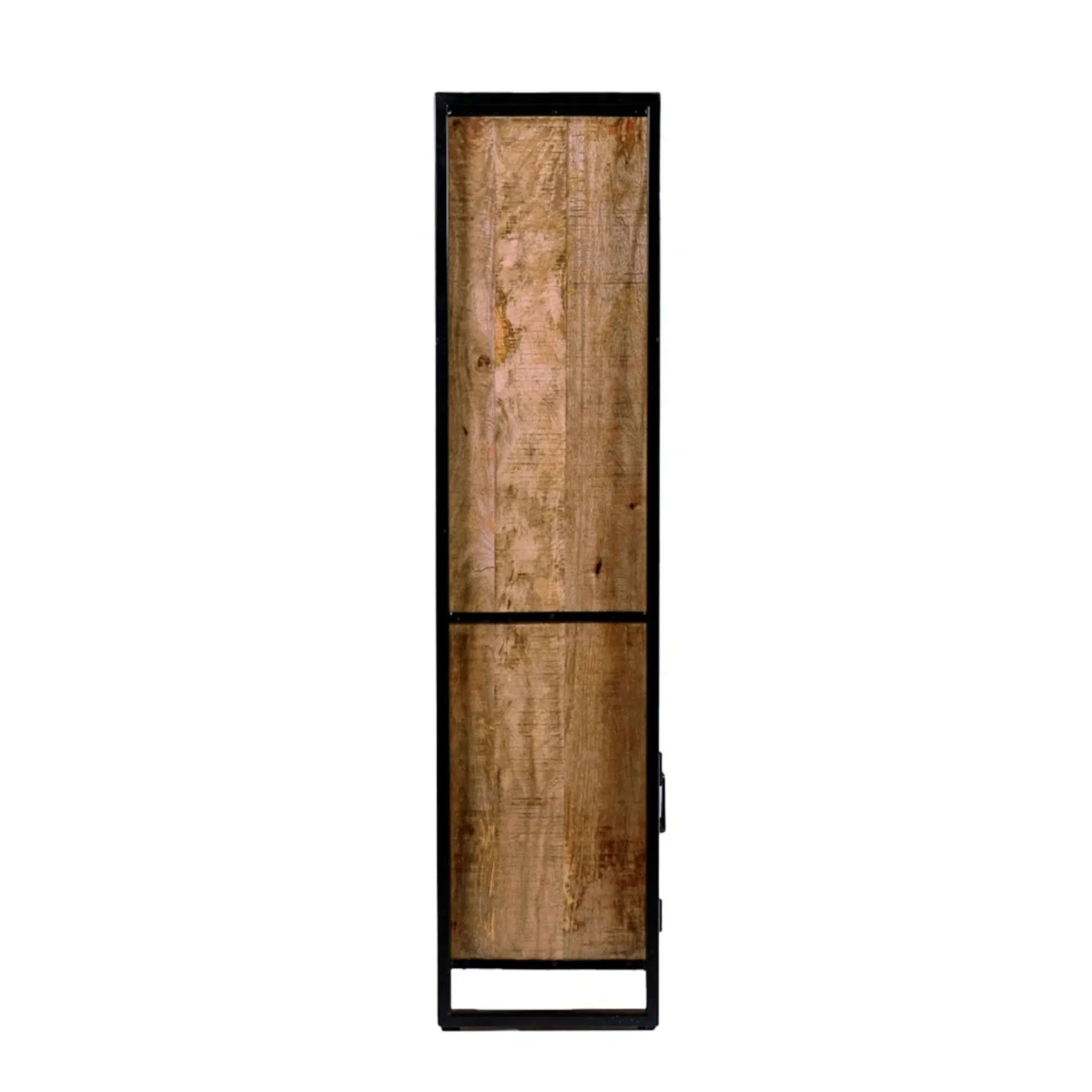 Bibliothèque déstructurée bois métal 2 portes KARGO