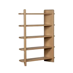 Bibliothèque en bois à bords arrondis ASTER