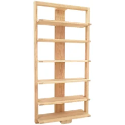 Bibliothèque moderne hévéa 95x190cm HELENA