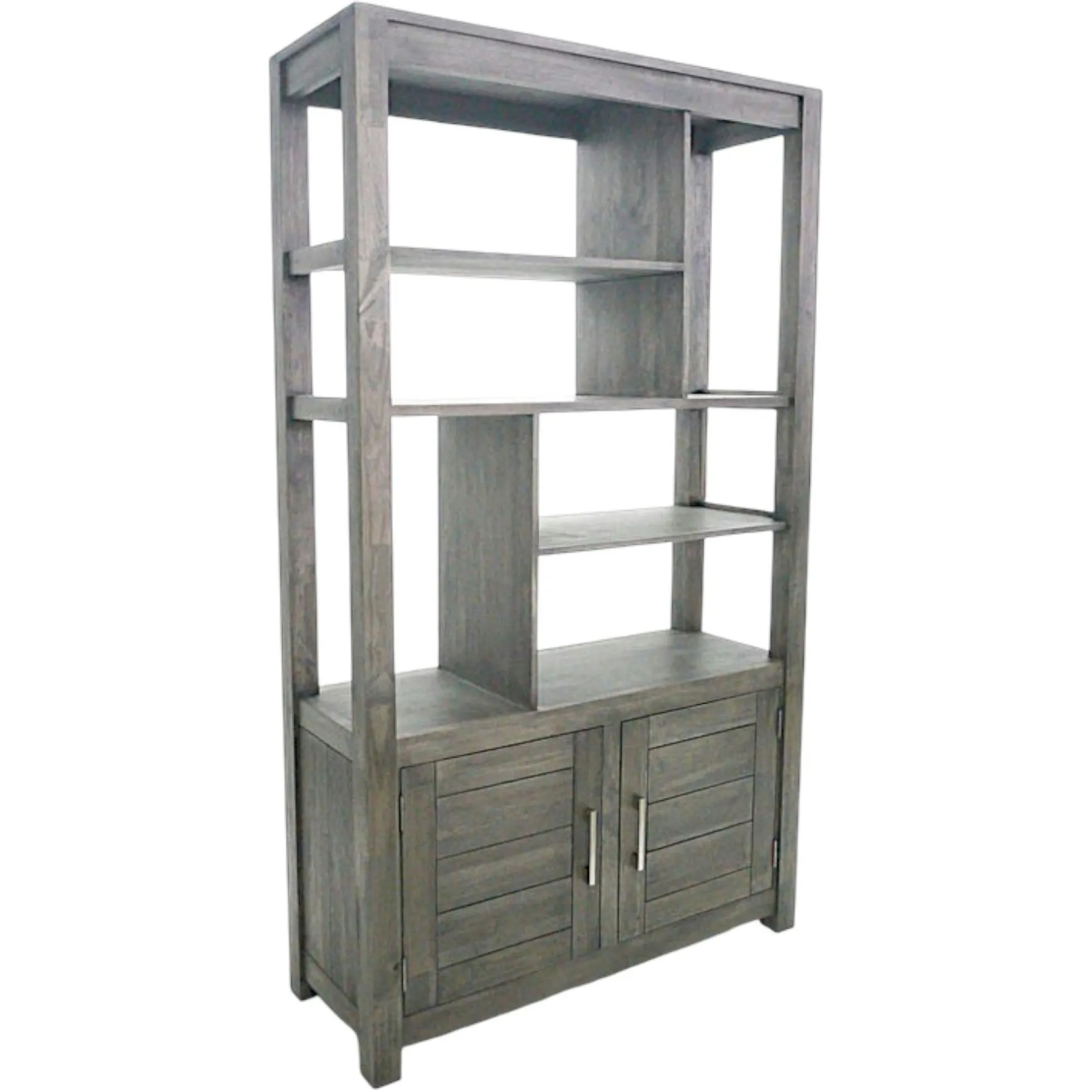Bibliothèque originale bois hévéa 110x190cm ATTAN