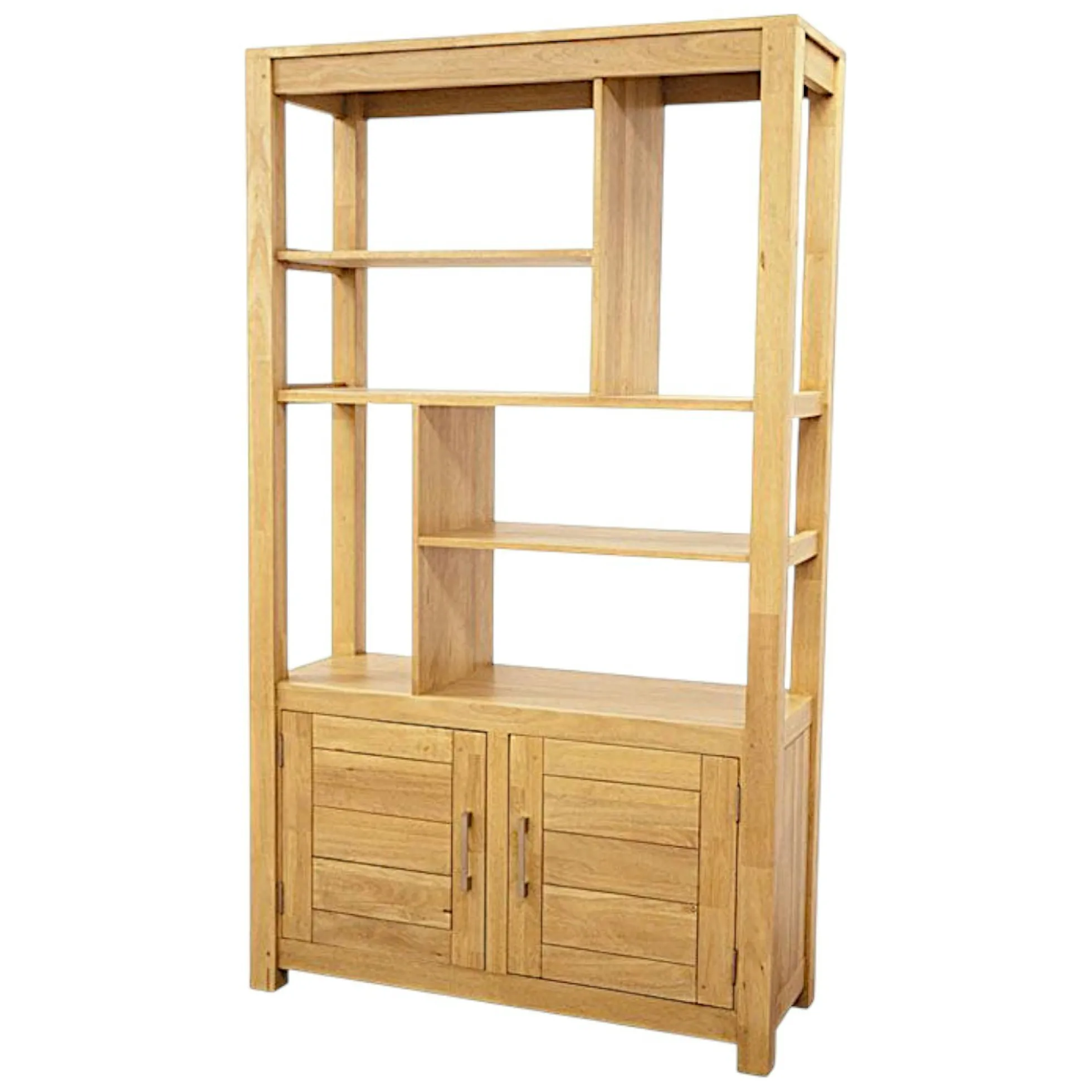 Bibliothèque originale bois hévéa 110x190cm ATTAN