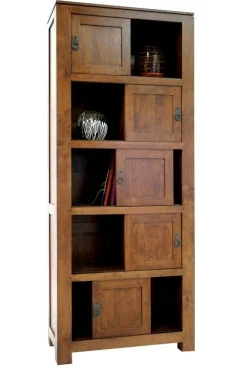 Bibliothèque originale hévéa 80x195cm HELENA