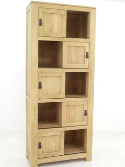 Bibliothèque originale hévéa 80x195cm HELENA