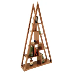 Bibliothèque pyramide originale hévéa 100x190cm MAORI
