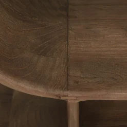Bibliothèque symétrique en bois de mindi ARCUS