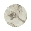 Bibliothèque étroite effet marbre blanc montants dorés JENA