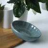 Bol apéro bleu gris forme fleur (lot de 6) EFIRA