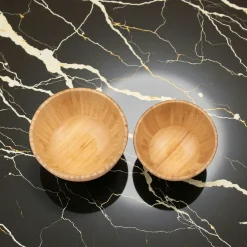 Bol apéro en bambou (lot de 2)