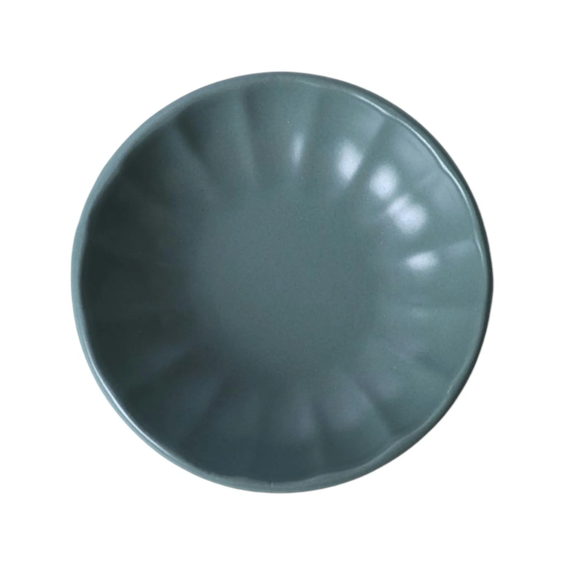 Bol apéro vert pâle forme fleur (lot de 6) EFIRA