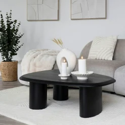 Bougeoir déco en ciment blanc (lot de 2)