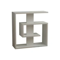 Bout de canapé blanc design structure labyrinthe MARFA
