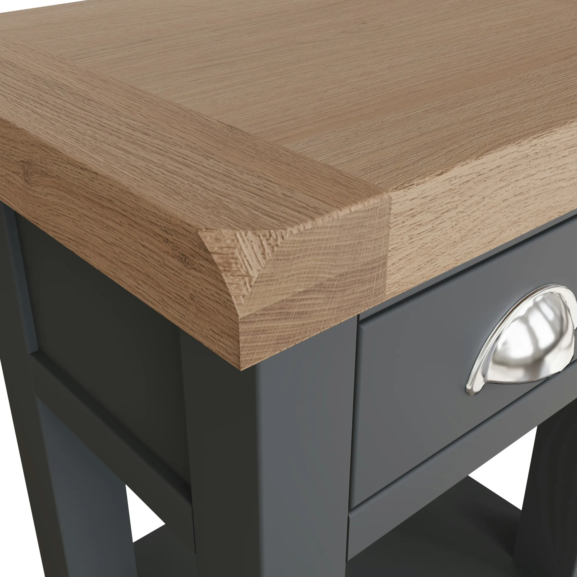 Bout de canapé en bois finition charbon COVENTRY