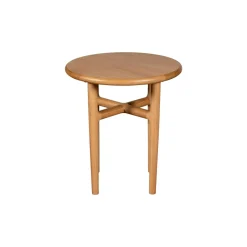 Bout de canapé moderne en chêne clair DERBY