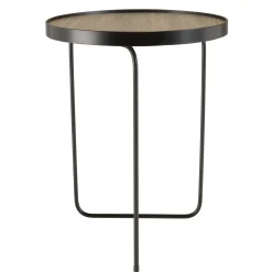 Bout de canapé rond pieds design LANDAISE