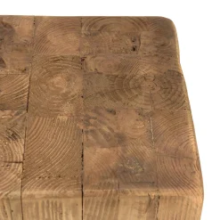 Bout de canapé / tabouret déco pin recyclé DENVER