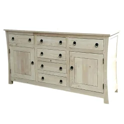 Buffet asiatique hévéa 2 portes 160cm MAORI