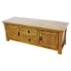 Buffet asiatique 2 portes hévéa 125cm MAORI