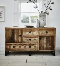Buffet bas bois recyclé BRISBANE