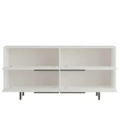 Buffet blanc design moderne à ouverture frontale VAREN