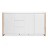 Buffet blanc 3 portes 3 tiroirs 160 cm ALVA