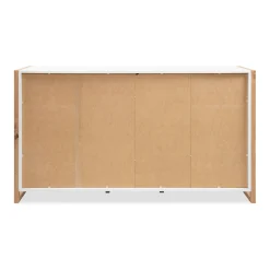 Buffet blanc 3 portes 3 tiroirs 160 cm ALVA