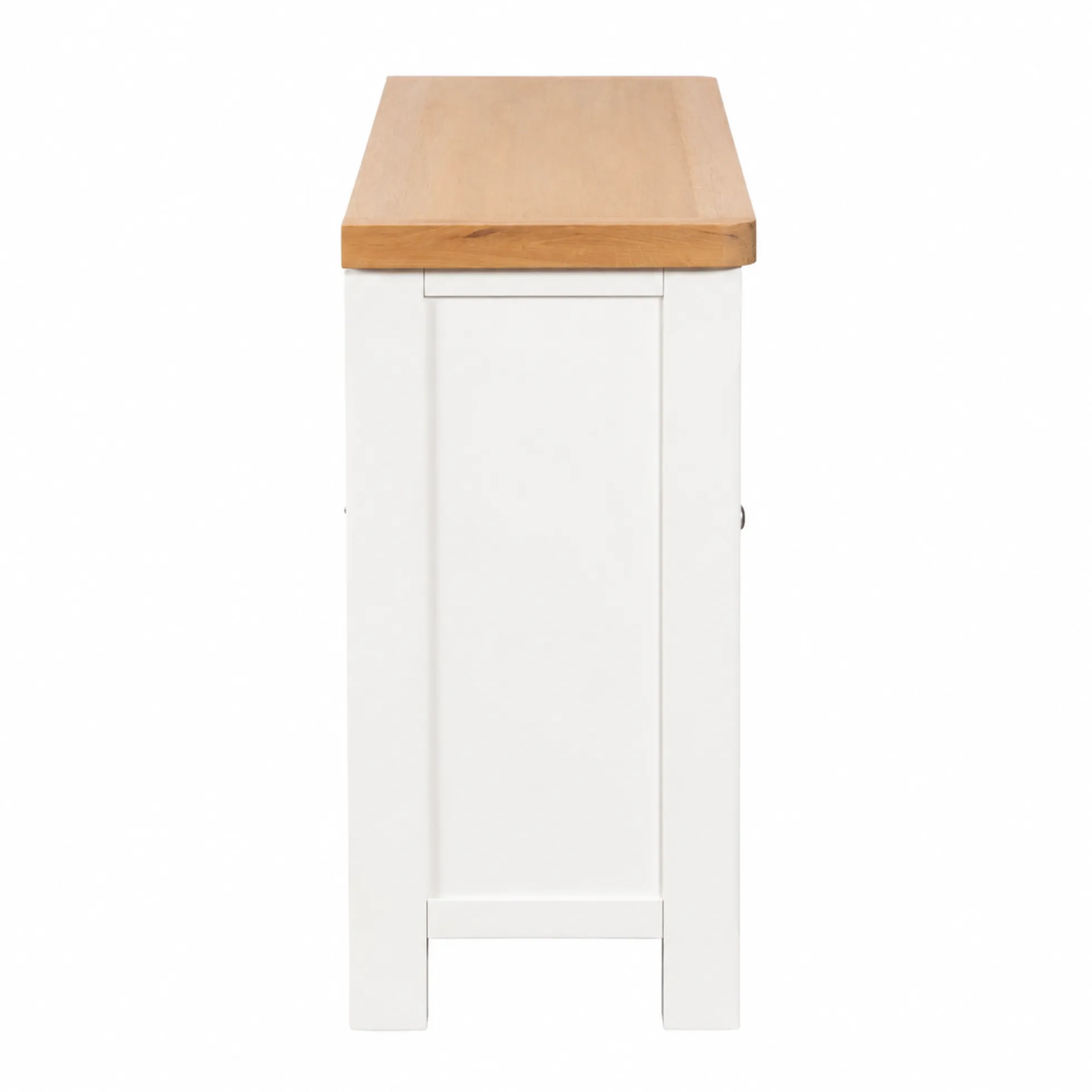 Buffet blanc style bord de mer avec range-bouteilles VELIA