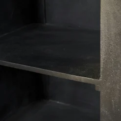 Buffet bois noir 3 portes style minimaliste MONTARO