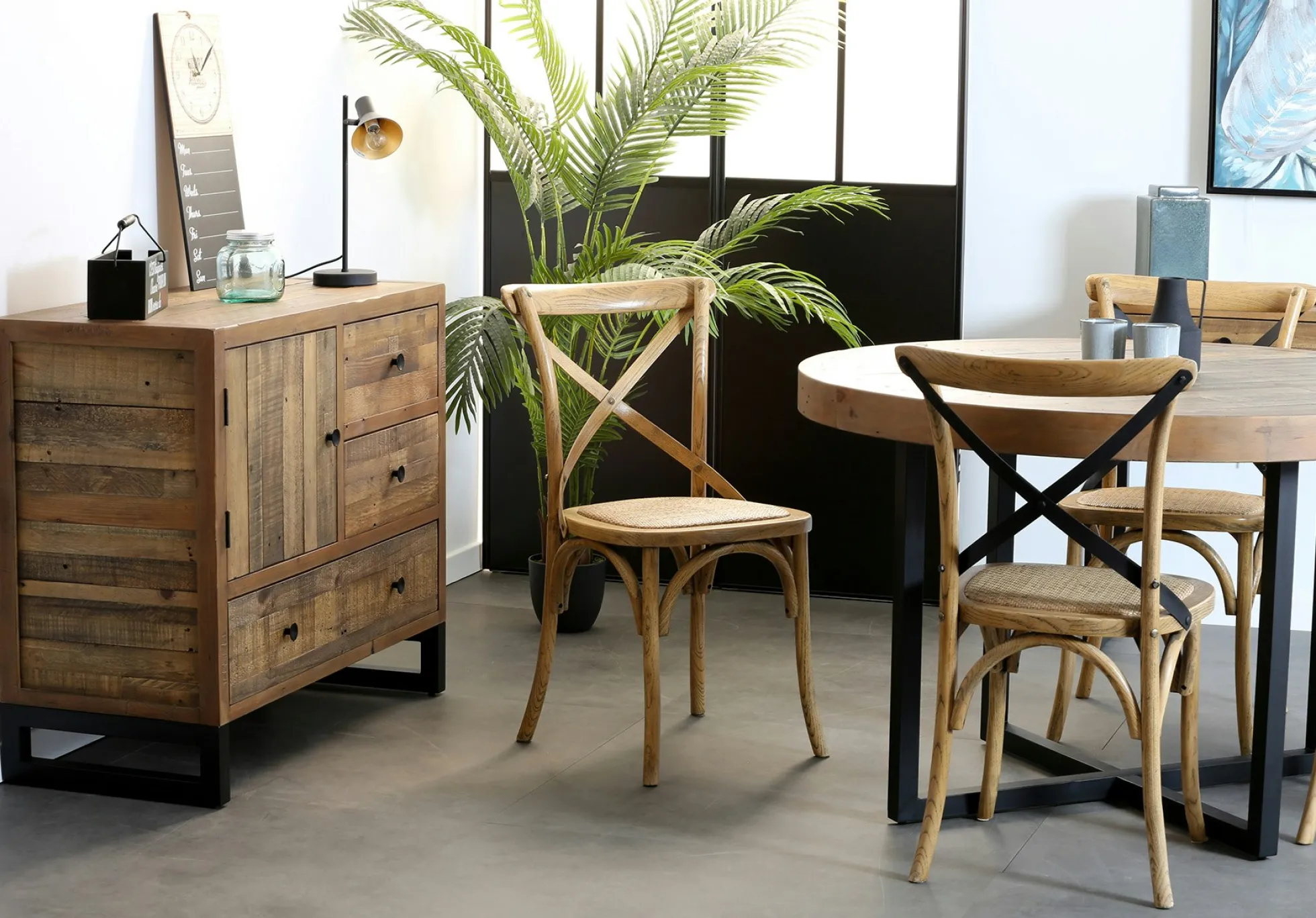 Buffet bois recyclé BRISBANE