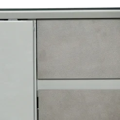 Buffet contemporain en verre gris clair OTTAWA
