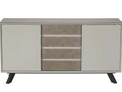Buffet contemporain en verre gris clair OTTAWA