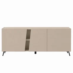 Buffet contemporain taupe à découpe diagonale 180 cm LORA