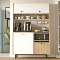 Buffet cuisine moderne niche micro-ondes L 120 cm JENA