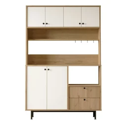 Buffet cuisine moderne niche micro-ondes L 120 cm JENA