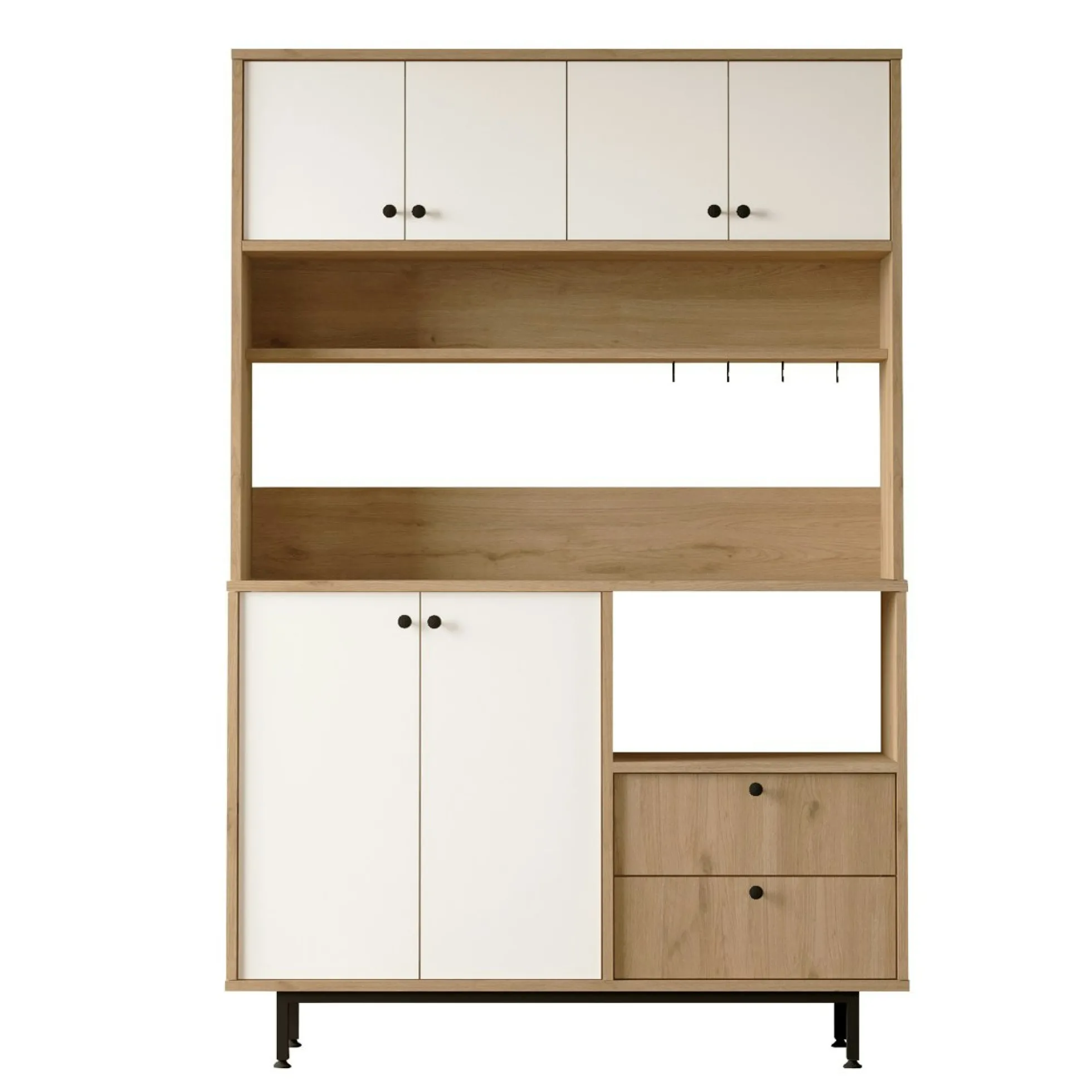 Buffet cuisine moderne niche micro-ondes L 120 cm JENA