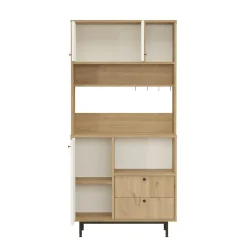 Buffet cuisine moderne niche micro-ondes H 180 cm JENA