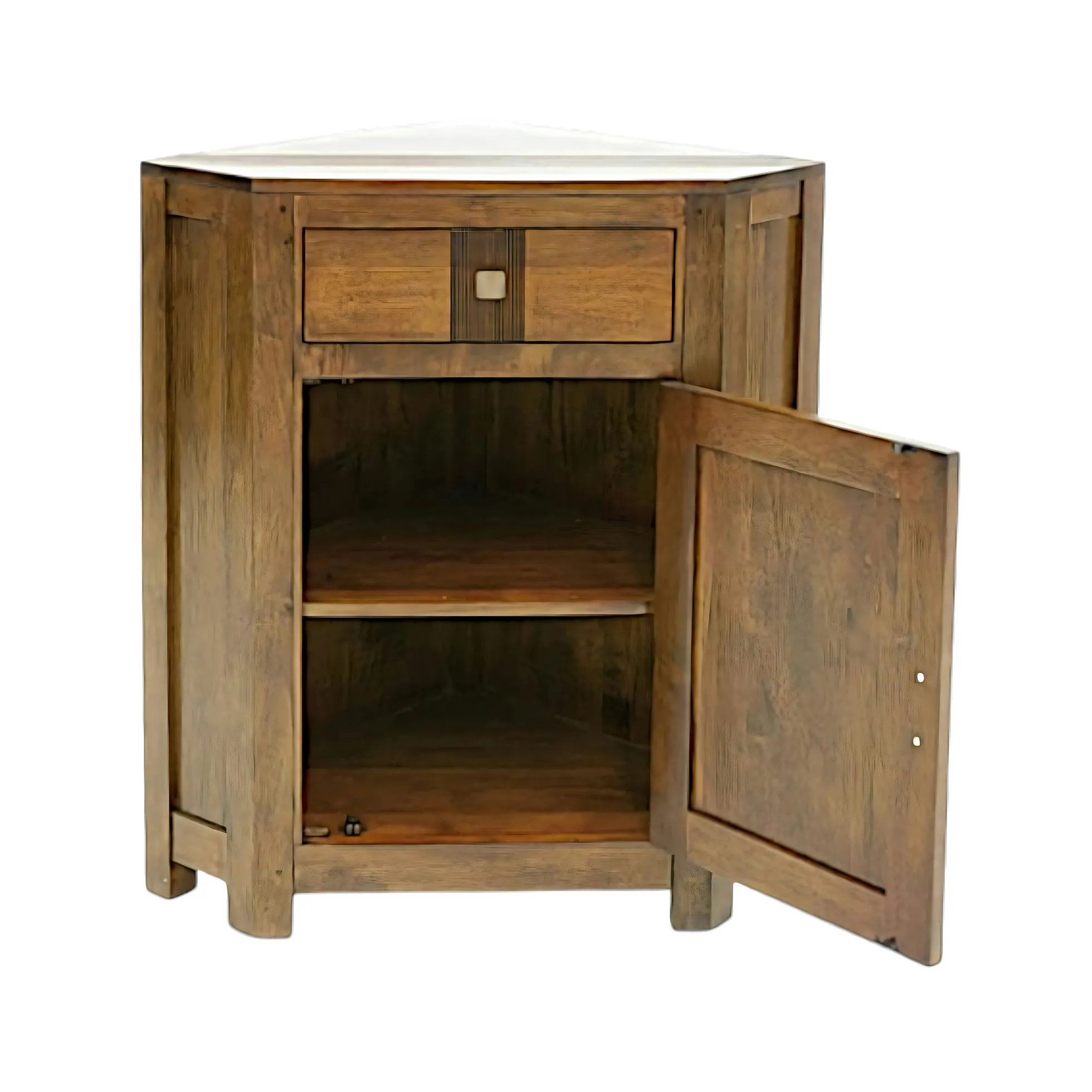 Buffet d'angle Hévéa 1 porte, 1 tiroir 79x53x88cm GALA