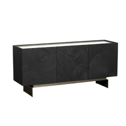 Buffet design avec plateau en céramique blanche GIULIA