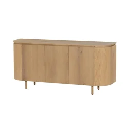 Buffet design en chêne clair 3 portes LOREN