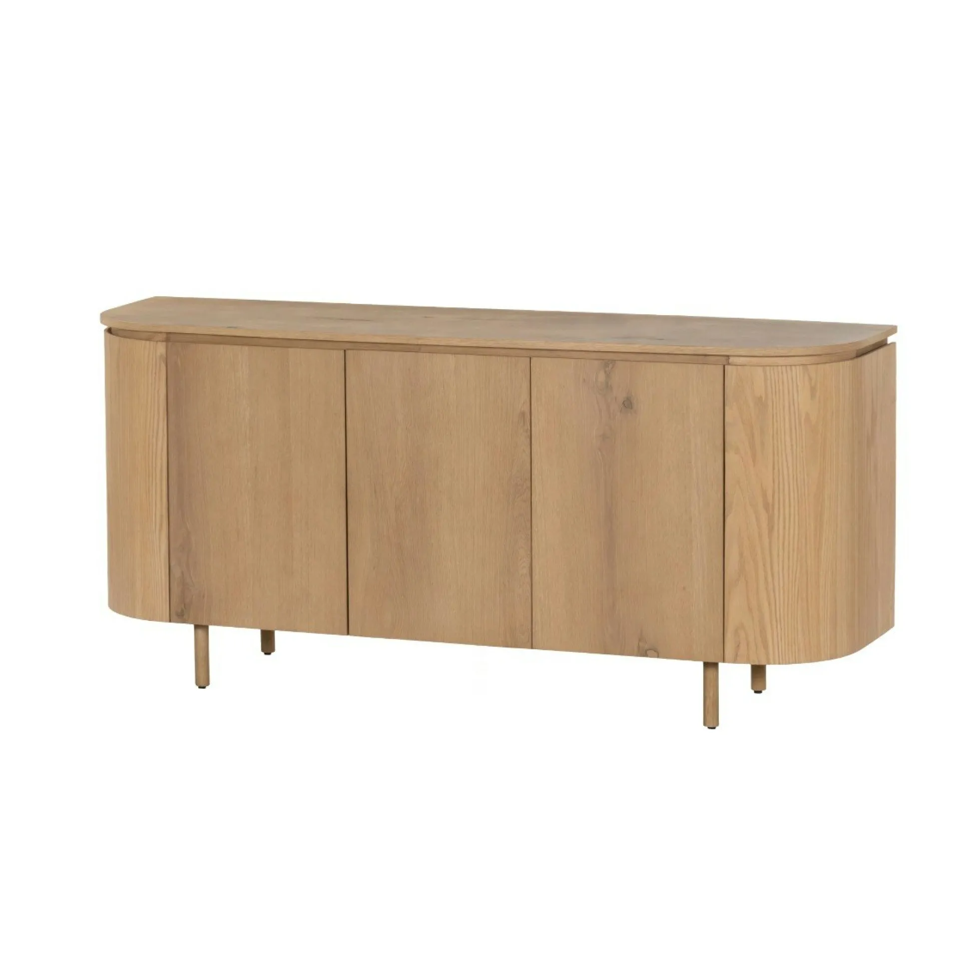 Buffet design en chêne clair 3 portes LOREN