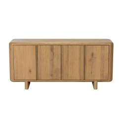 Buffet en bois 4 portes bords arrondis ASTER