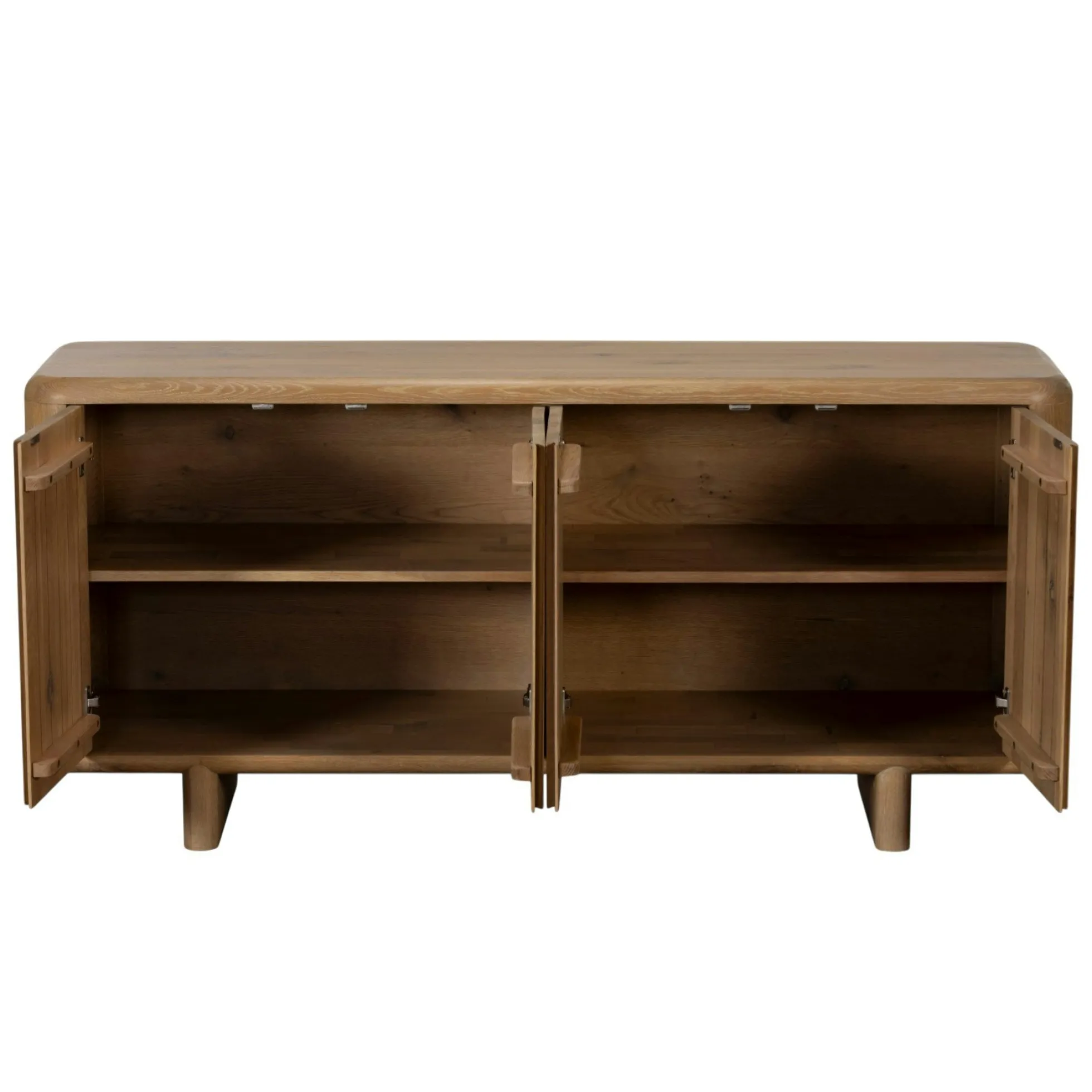 Buffet en bois 4 portes bords arrondis ASTER