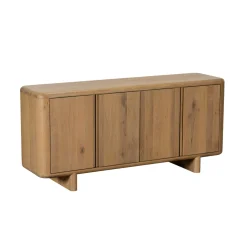 Buffet en bois 4 portes bords arrondis ASTER