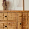 Buffet en bois 2 portes décor damier UDA